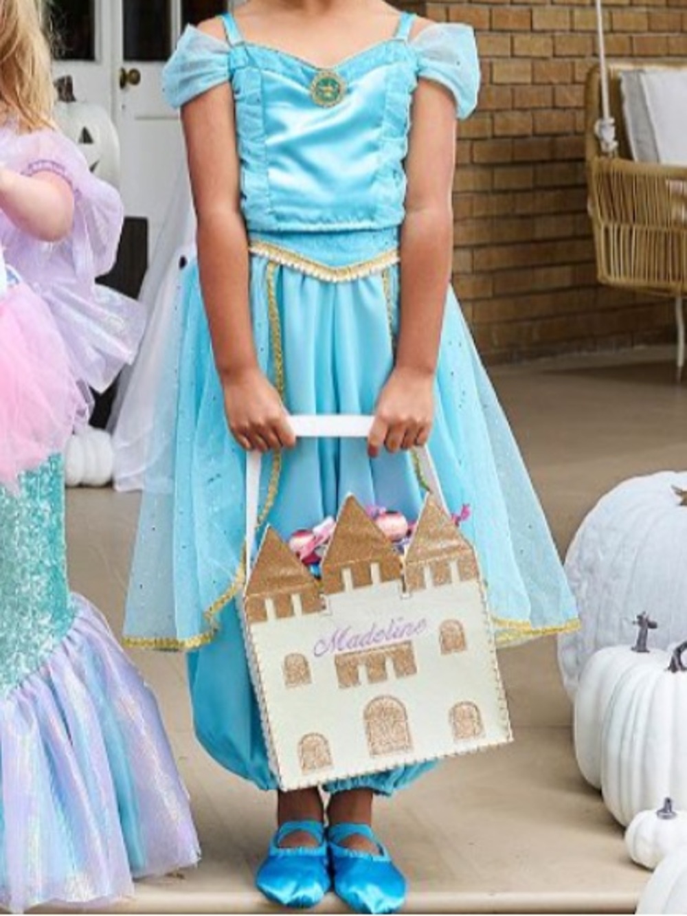 Pottery Barn Kids Disney Princess Jasmine Toddler Costume, 7-8Y - Picture 3 of 10
